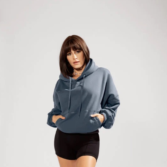 POPFLEX Sweaters Popflex Pullover Cloud Hoodie In Denim Sm Poshmark